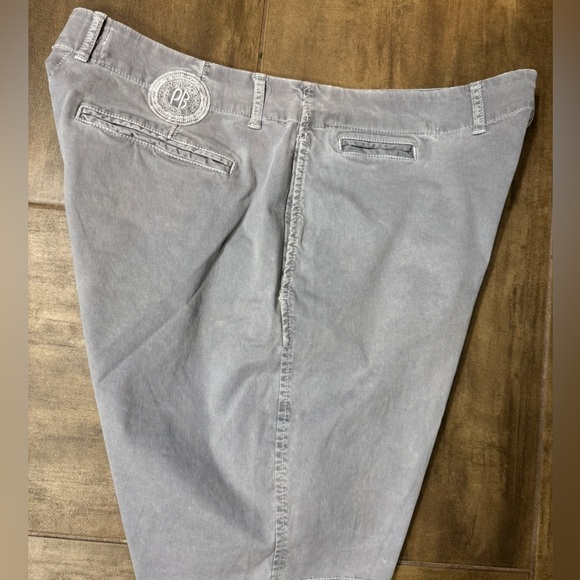 Paperbacks Gray Cut Off Shorts Men’s 36 Cotton Stretch Raw Hem Casual - Picture 4 of 6